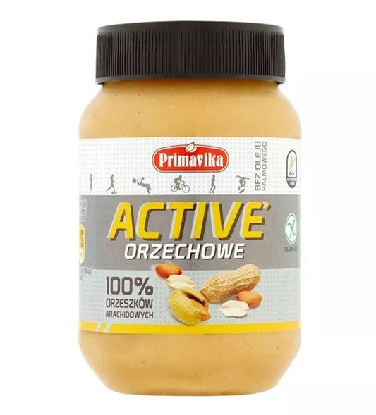 PRIMAVIKA Krem z prażonych orzeszków ziemnych bezglutenowy (360 g) - BIO