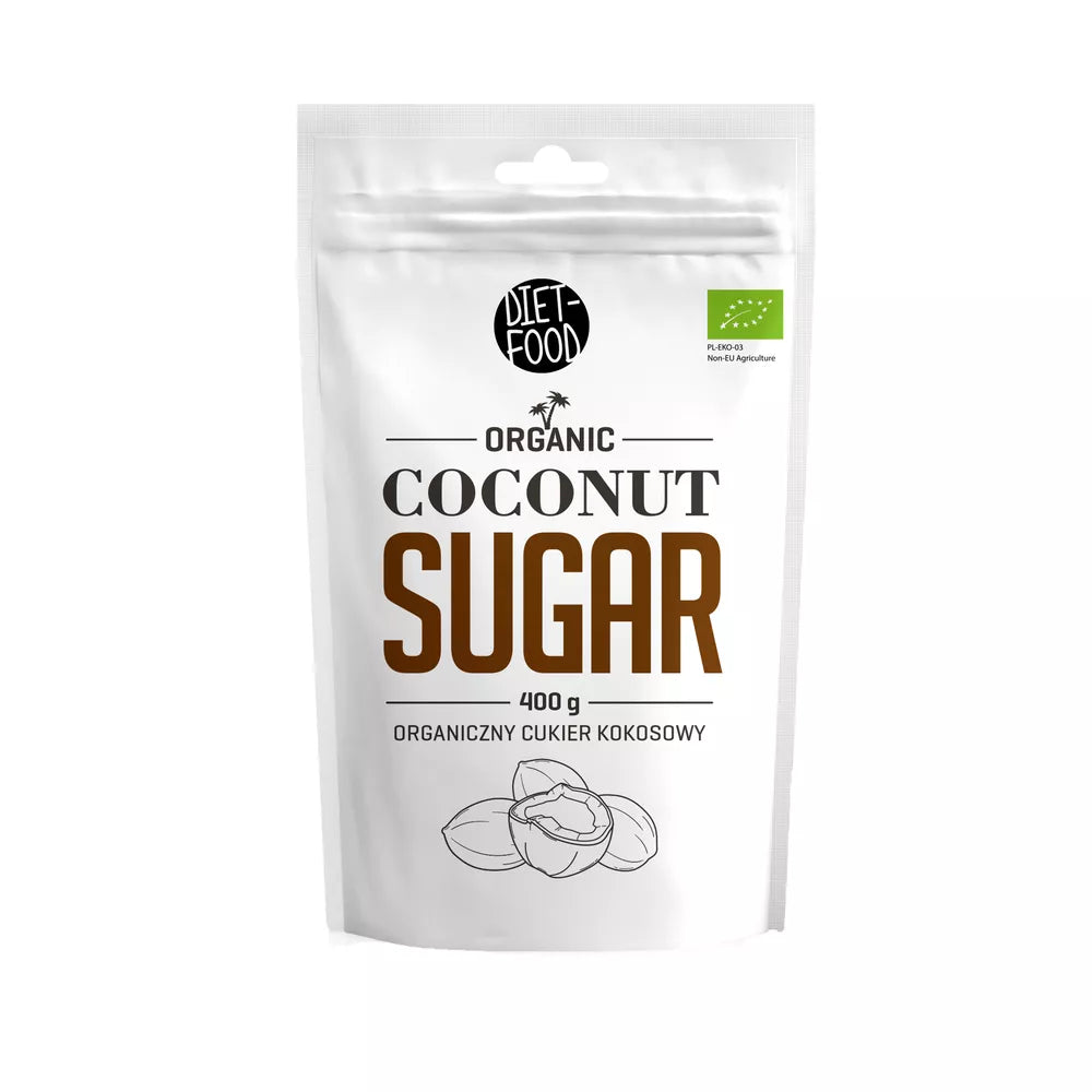 DIET-FOOD Cukier kokosowy ekologiczny (400g) - BIO