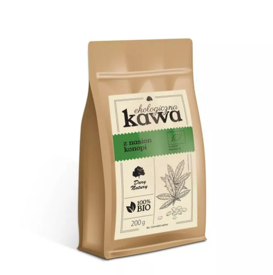 DARY NATURY Kawa z nasion konopi (tuba) (200g) - BIO