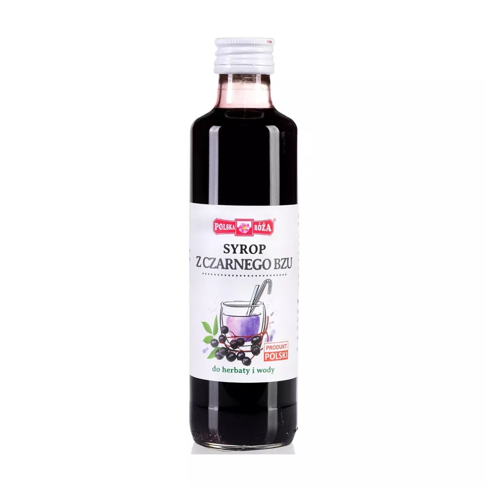 POLSKA RÓŻA Syrop z czarnego bzu (315g)