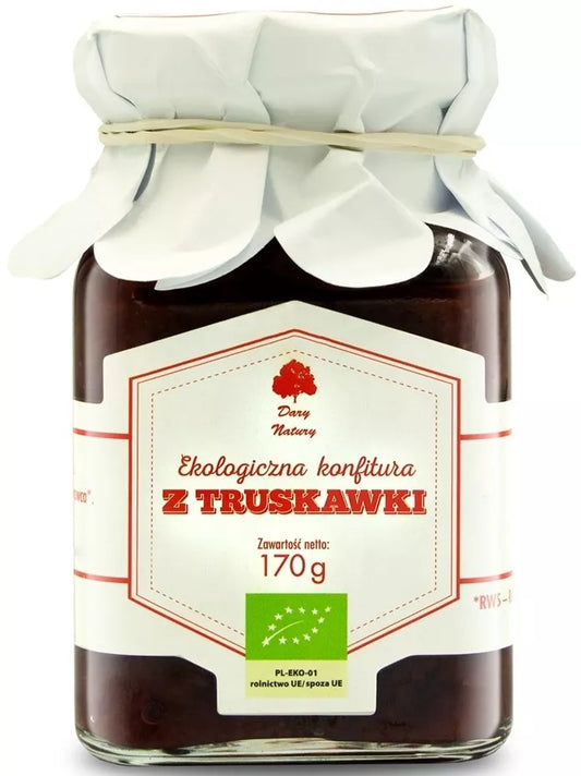 DARY NATURY Konfitura z truskawki (170 g) - BIO