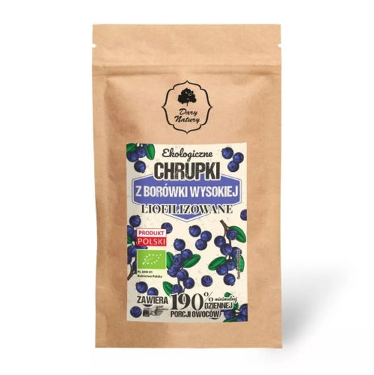 DARY NATURY Chrupki z borówki wysokiej liofilizowane (doypack) (30g) - BIO