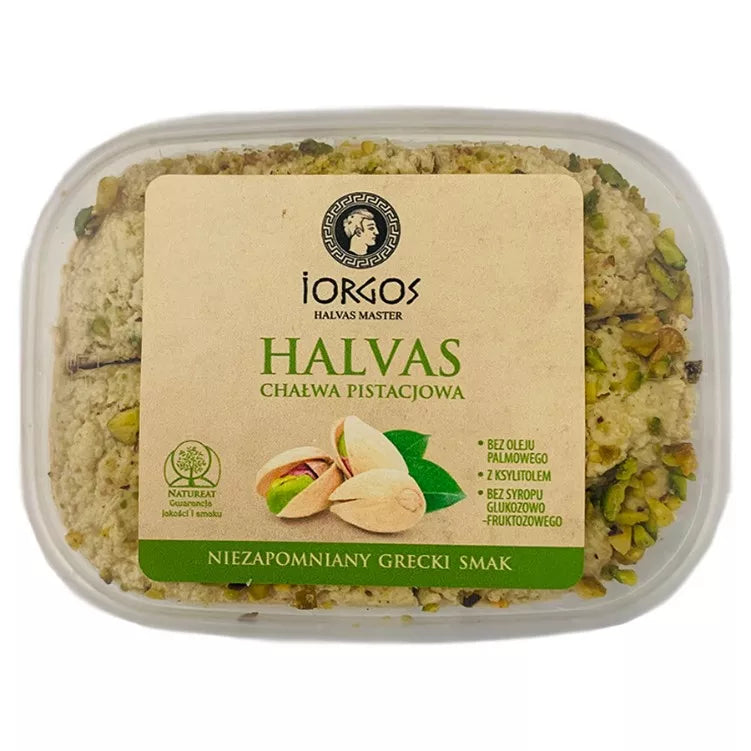 IORGOS Chałwa pistacjowa z ksylitolem (250 g)