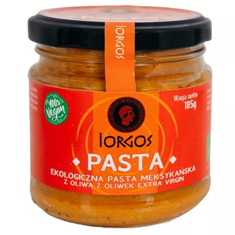 IORGOS Pasta meksykańska z oliwą z oliwek z pierwszego tłoczenia  (185g) - BIO