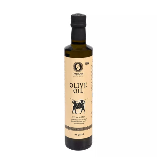 IORGOS Oliwa z oliwek extra virgin PREMIUM ze Sparty butelka oliena (500ml) - BIO