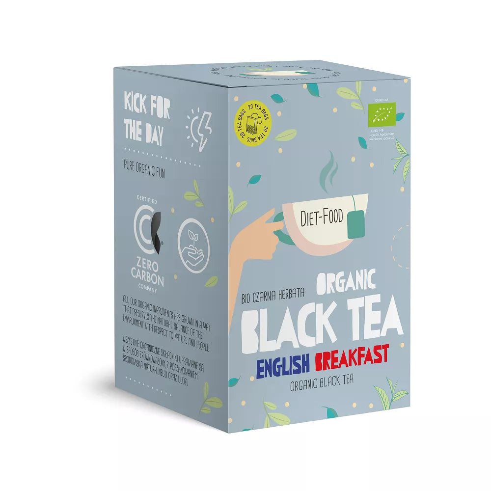 DIET- FOOD HERBATA CZARNA ENGLISH BREAKFAST BIO (20 x 2 g) 40 g