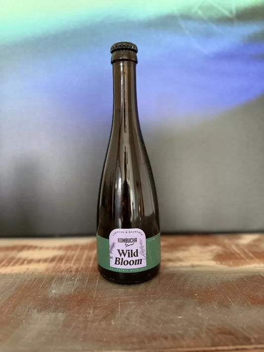 KOMBUCHA BY LAURENT Kombucha Noir Bloom (375 ml) - BIO