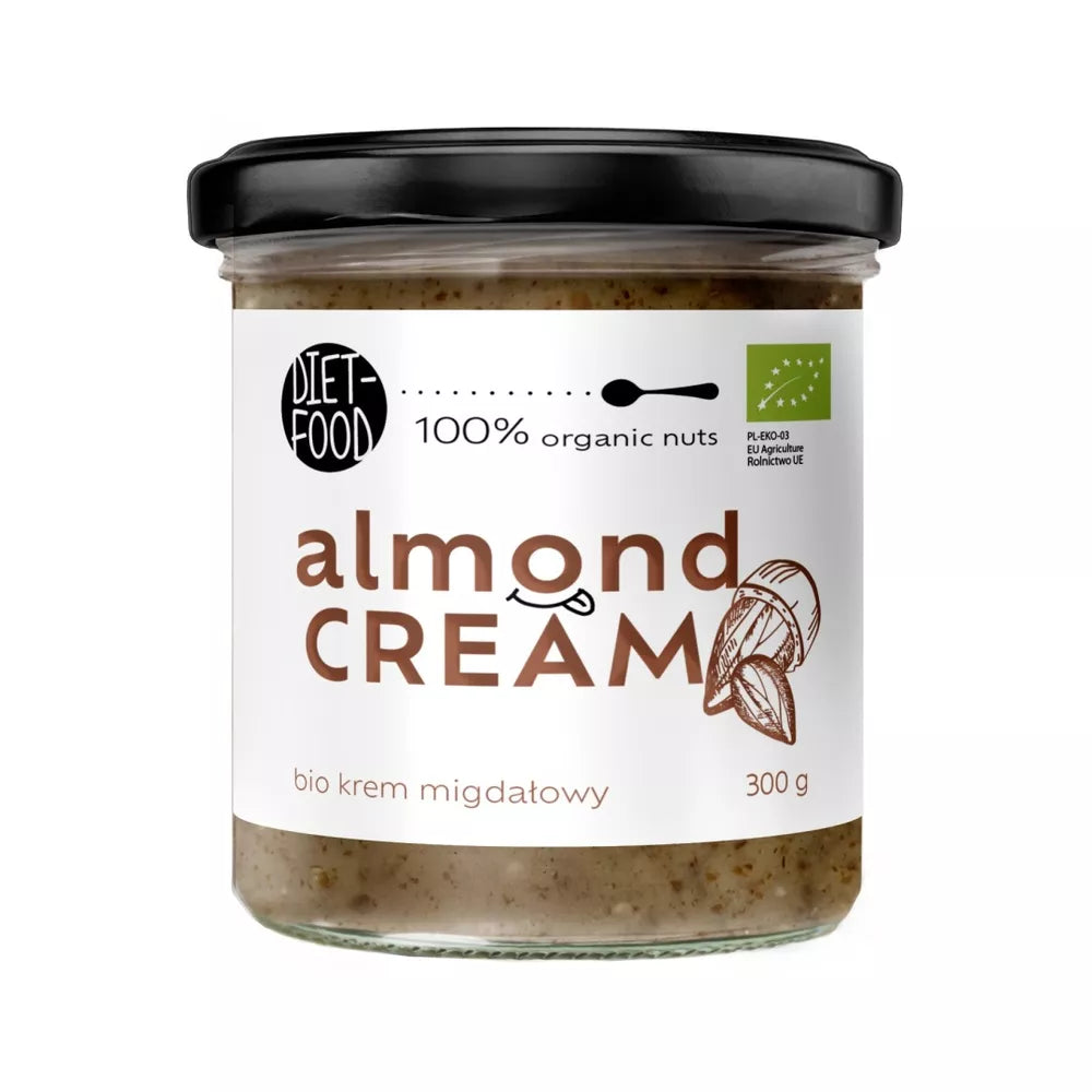 DIET-FOOD Krem z migdałów (300 g) - BIO