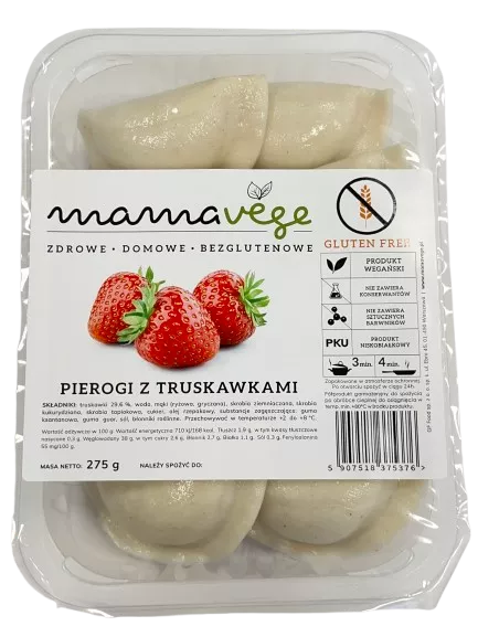 *MAMAVEGE Pierogi z ziemniakami i oliwą truflową, bezglutenowe (275g)