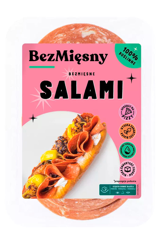 *BEZMIĘSNY Wegańskie salami  (100 g)