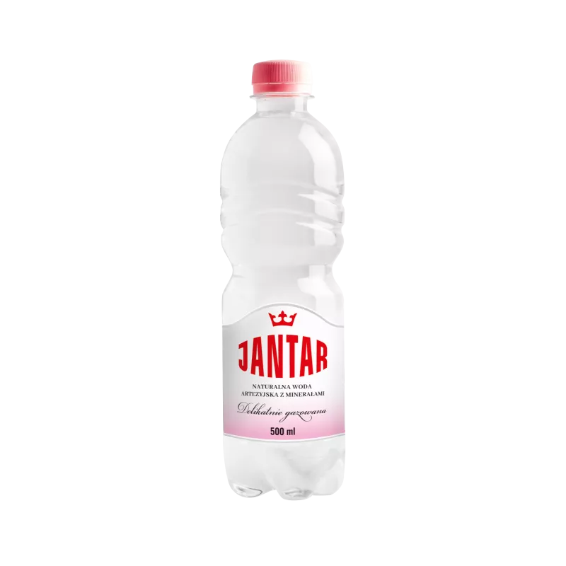 JANTAR Woda źródlana średniozmineralizowana gazowana (1,5l)