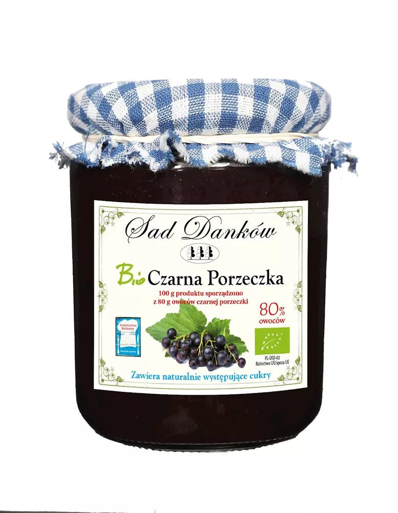 SAD DANKÓW Truskawka 80 % bez cukru (260 g) - BIO