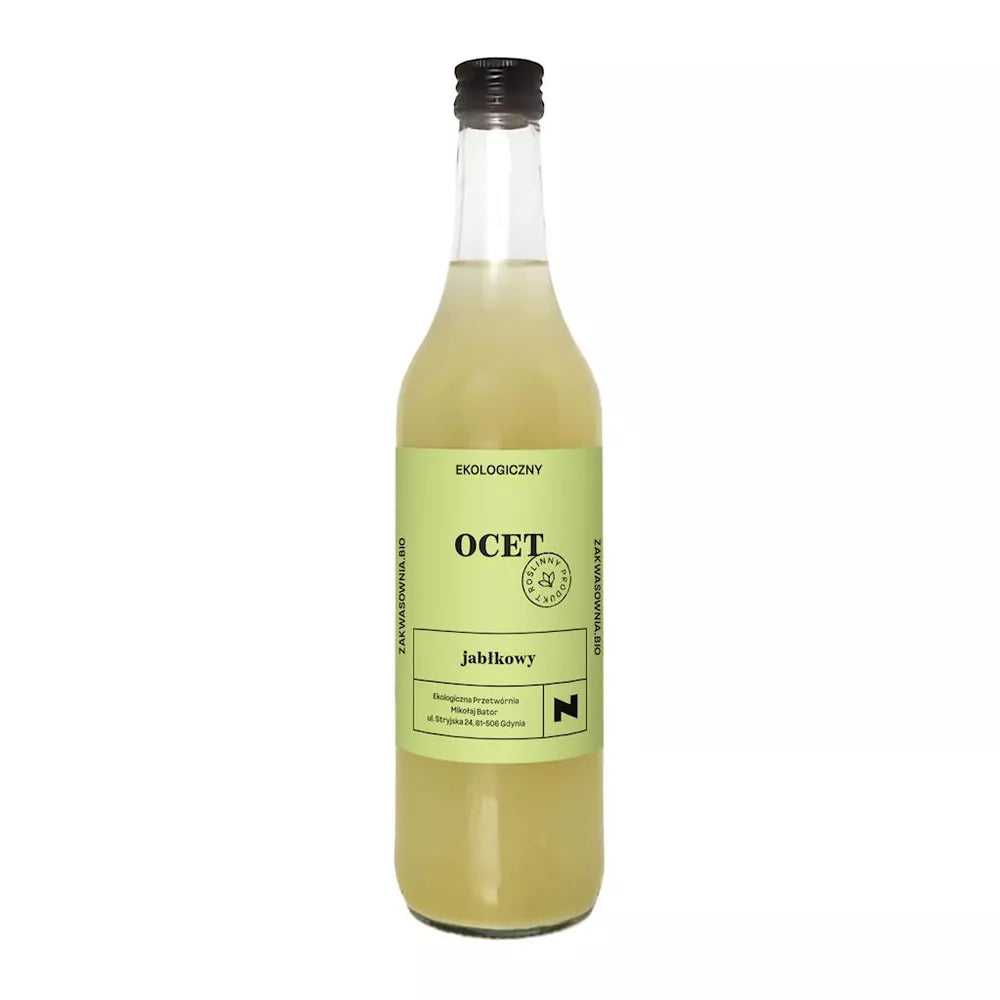 ZAKWASOWNIA Ocet jabłkowy niefiltrowany 4 % (500 ml) -  BIO