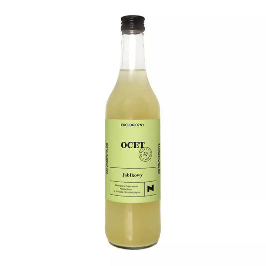 ZAKWASOWNIA Ocet jabłkowy niefiltrowany 4 % (500 ml) -  BIO