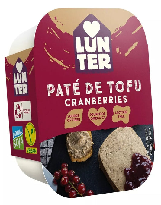 *LUNTER Pasta pasztet z tofu z żurawiną (150 g)