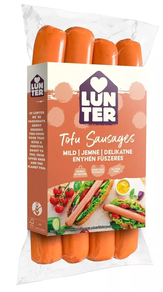 *LUNTER Parówki delikatne z tofu bezglutenowe (200 g)