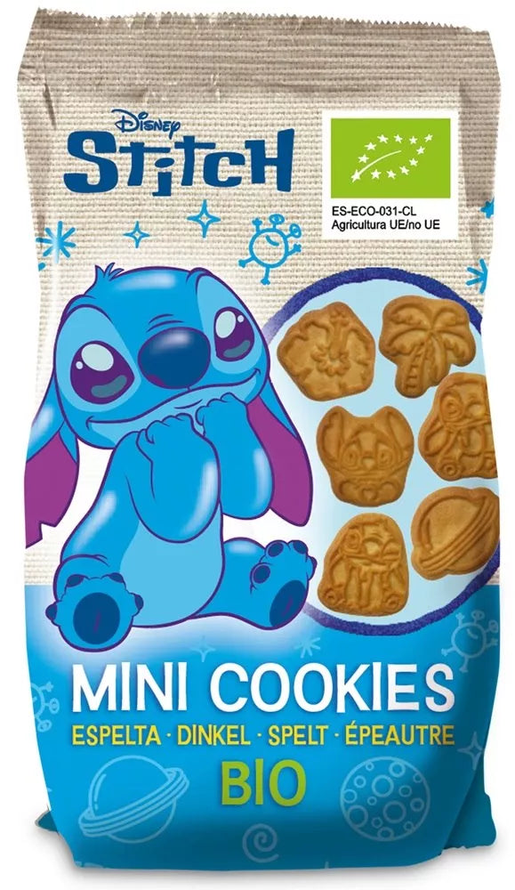 STITCH Mini ciastka orkiszowe maślane dla dzieci (100 g) - BIO