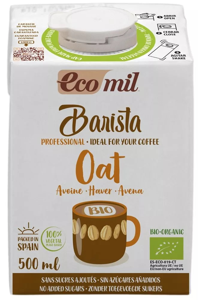 ECOMIL Napój kokosowy bezglutenowy Barista (1l) - BIO