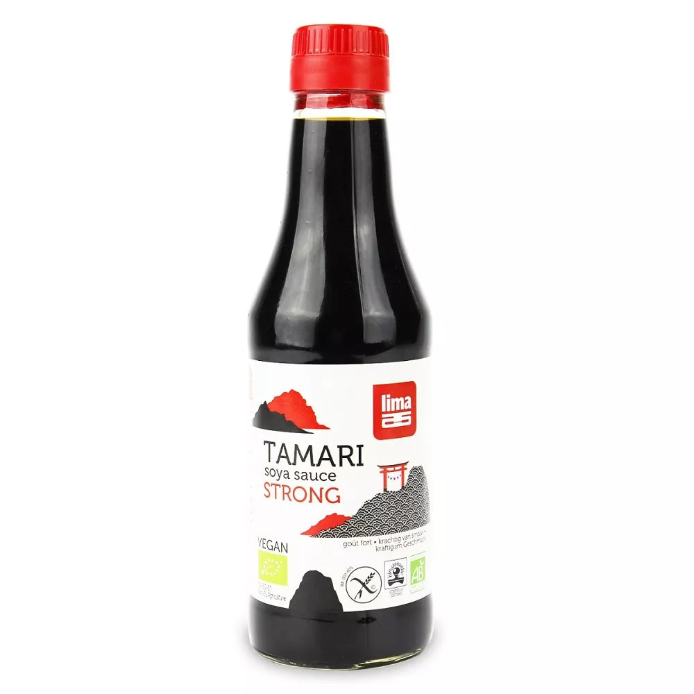 LIMA Sos sojowy tamari 25 % mniej soli bezglutenowy (500 ml) - BIO