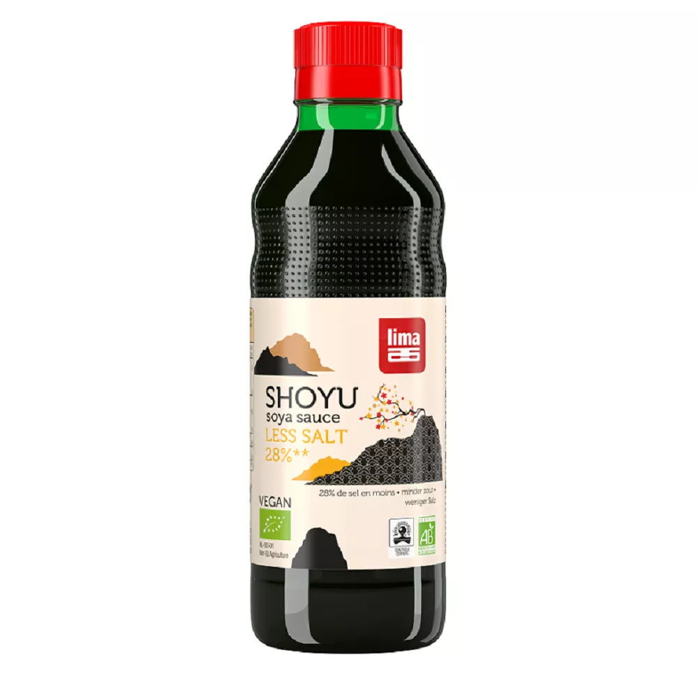 LIMA Sos sojowy shoyu 28% mniej soli (250 ml) -  BIO