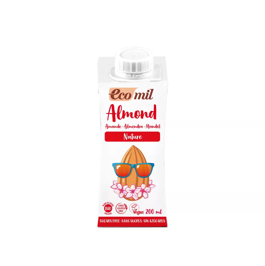 ECOMIL Napój migdałowy bez cukru (200ml) - BIO