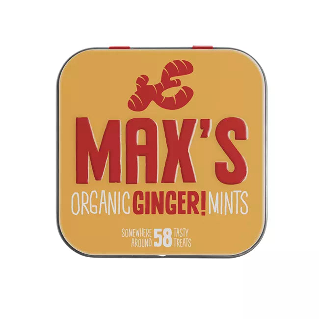 MAX'S ORGANIC Miętuski cytrynowe lemon mints bezglutenowe (35 g) - BIO