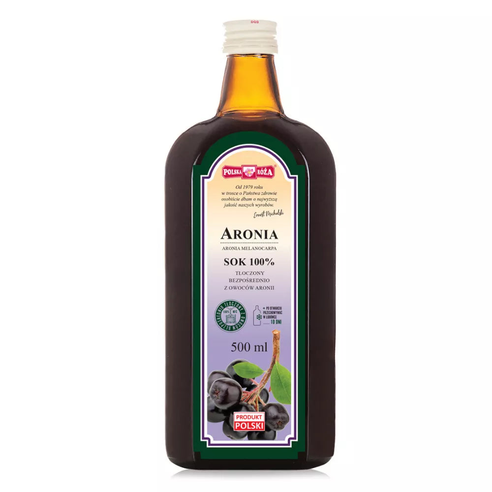 POLSKA RÓŻA Sok malinowy 100% (500ml)