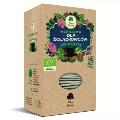DARY NATURY Herbata dla żołądkowców bio (25x2,2g) 55g,