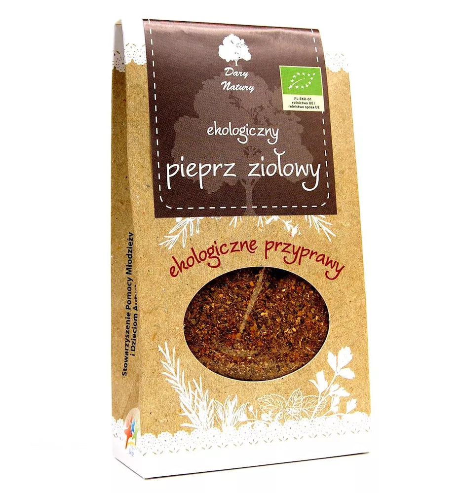 DARY NATURY Pieprz ziołowy ekologiczny (60g) - BIO