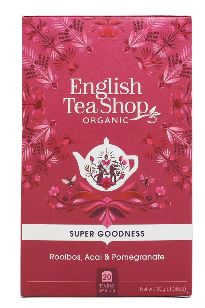 ENGLISH TEA SHOP Herbatka ziołowa rooibos z ziarnami kakaowca i laską wanilii (20x2g) - BIO