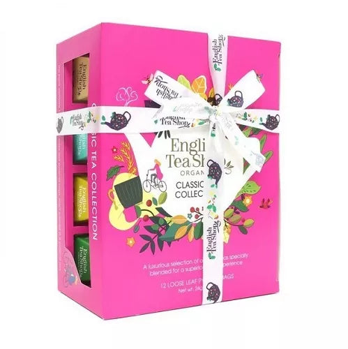 ENGLISH TEA SHOP Zestaw herbatek Classic Tea Collection piramidki (12x2g) (24 g) - BIO
