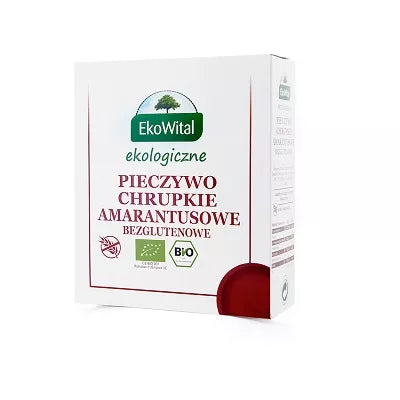 EKOWITAL Pieczywo chrupkie amarantusowe bezglutenowe (100g) - BIO