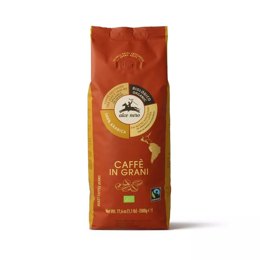 ALCE NERO Kawa 100% arabica ziarnista (500g) - BIO Fair Trade