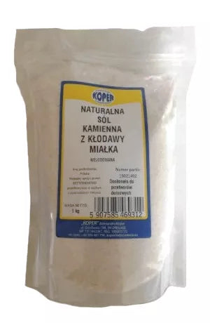 KOPER Sól naturalna kamienna  Kłodawska gruba (1 kg)