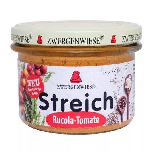 ZWERGENWIESE Pasta słonecznikowa z pomidorami i rucolą (180g) - BIO