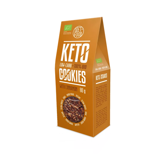 DIET-FOOD Ciasteczka KETO z kakao BIO 80 g