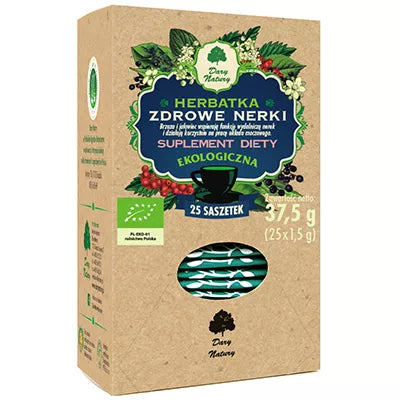 DARY NATURY Herbatka zdrowe nerki 37,5g (25x2g) - BIO
