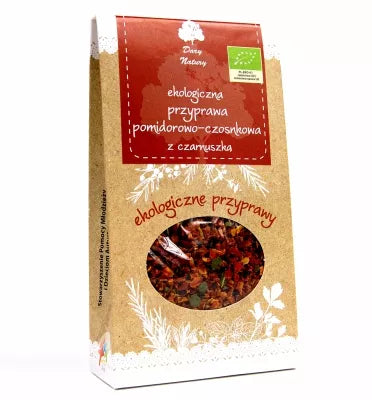 DARY NATURY Przyprawa pomidorowo-czosnkowa z czarnuszką (40g) - BIO