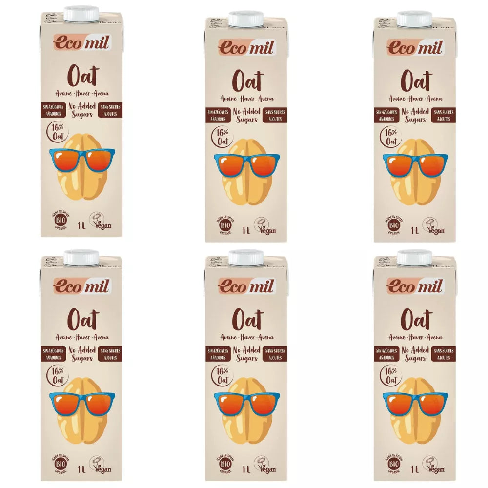 ECOMIL 6x Napój owsiany ekologiczny (1l) -  BIO (zbiorcze)