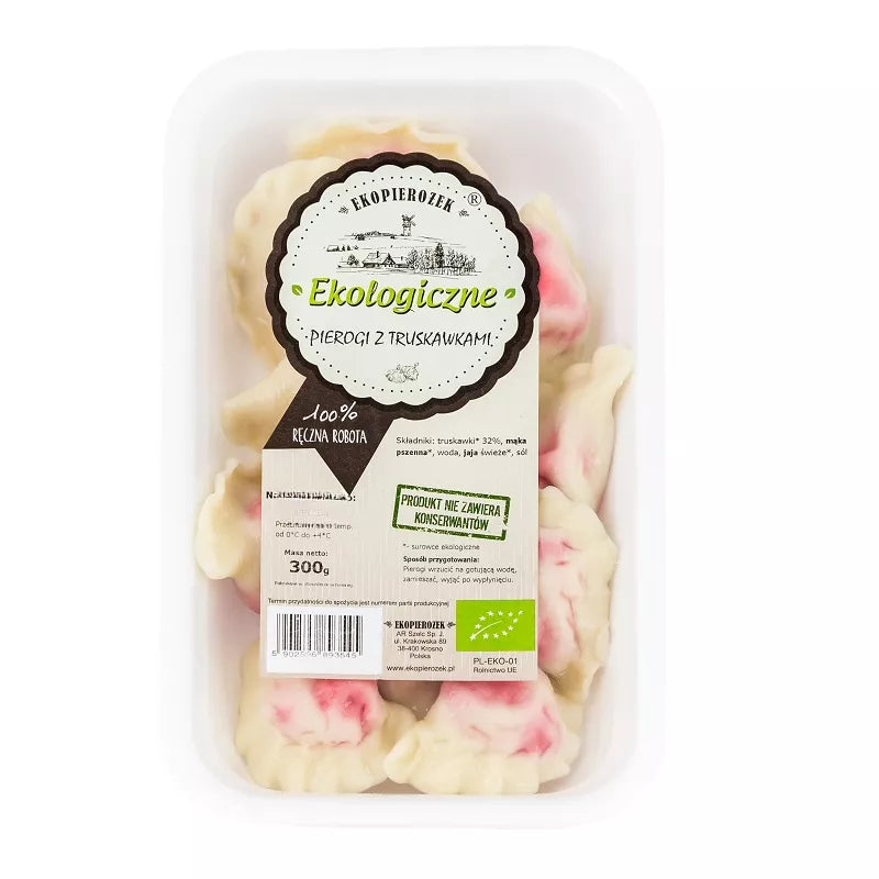 *EKOPIEROŻEK Pierogi z truskawkami (300g) - BIO