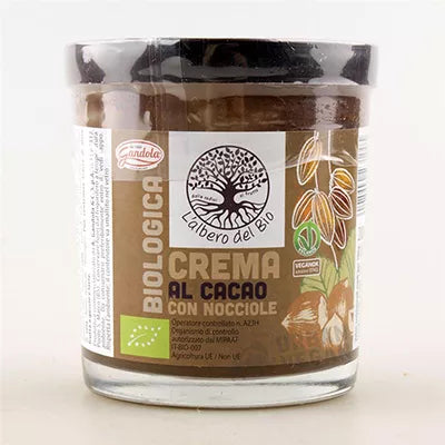 GANDOLA Krem czekoladowy z orzechami laskowymi wegański (200g) - BIO