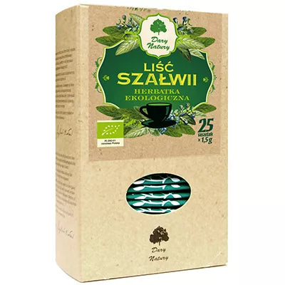 DARY NATURY Herbatka liść szałwii 37,5g (25 x 1,5g) - BIO