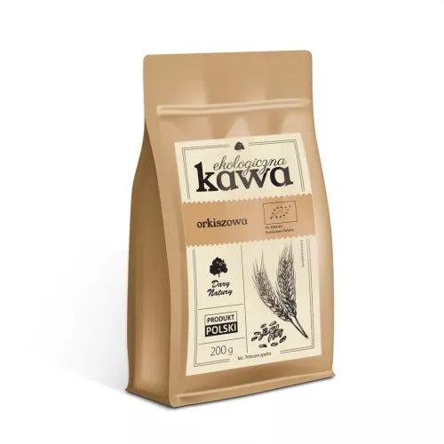 DARY NATURY Kawa orkiszowa ekologiczna (tuba) (200g) - BIO