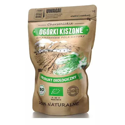 *CHARSZNICKIE POLA Przecier z ogórków kiszonych (800g) - BIO (f)