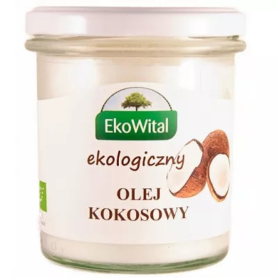 EKOWITAL Olej kokosowy ekologiczny virgin (240g) - BIO