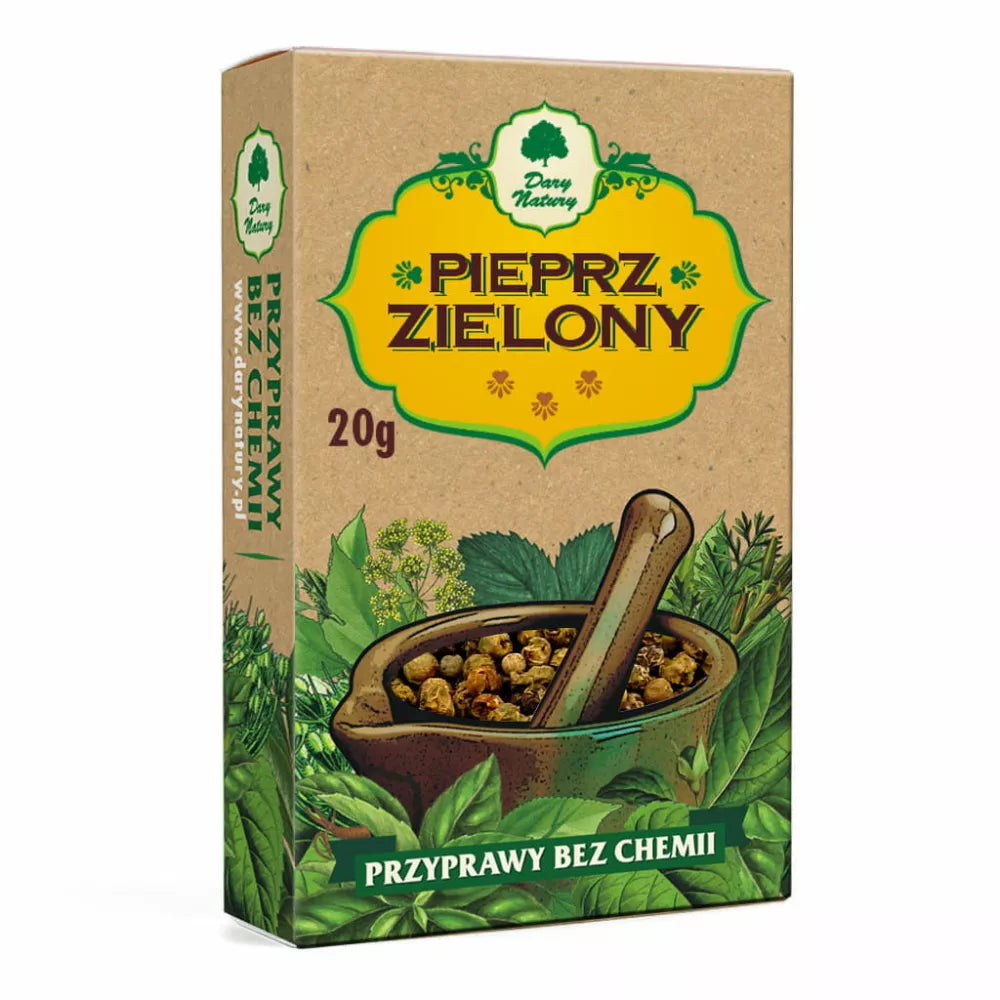 DARY NATURY Pieprz zielony ziarnisty (20g)