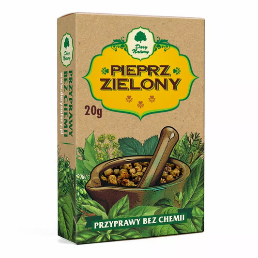 DARY NATURY Pieprz zielony ziarnisty (20g)