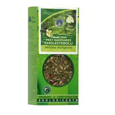 DARY NATURY Herbata polecana przy nadmiarze cholesterolu (50g) - BIO