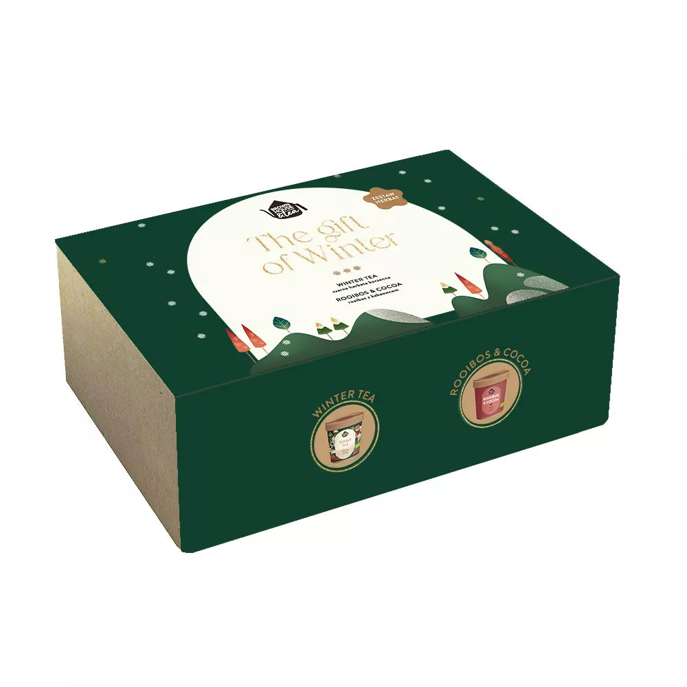 BROWN HOUSE & TEA Zestaw prezentowy dwóch herbat  WHITE CHRISTMAS (295g