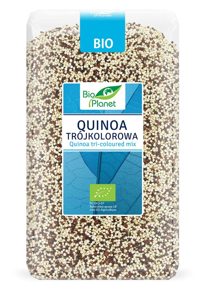 BIO PLANET Quinoa trójkolorowa ekologiczna 1kg - BIO